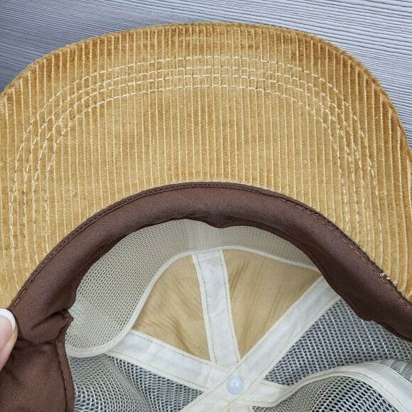 Vtg George Killians Irish Red Beer Corduroy Mesh Snapback Trucker Hat Imperial - Picture 11 of 12